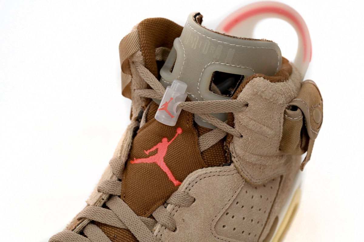 Coco Shoes Air Jordan 6 Retro Travis Scott x British Khaki DH0690-200 - Cocoshoesvip.net