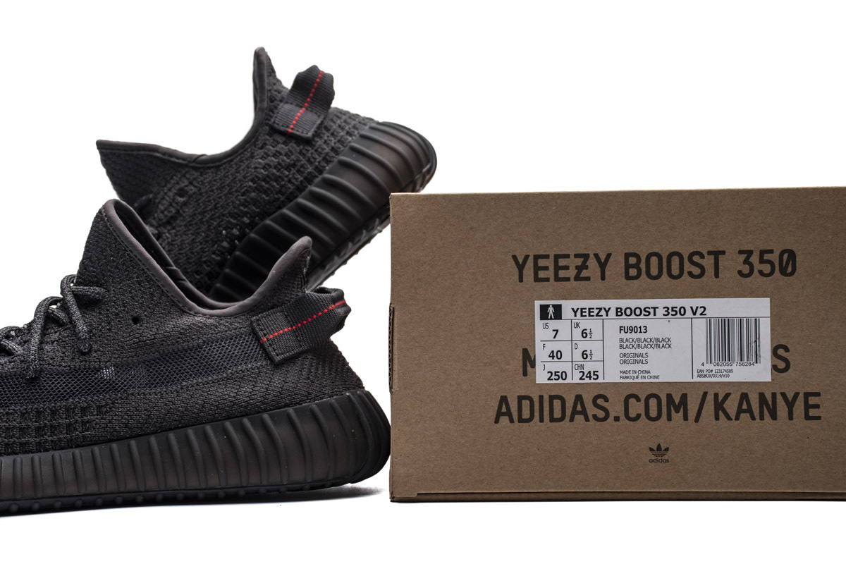 Coco Shoes Adidas Yeezy Boost 350 V2 Static Black FU9007 - Cocoshoesvip.net