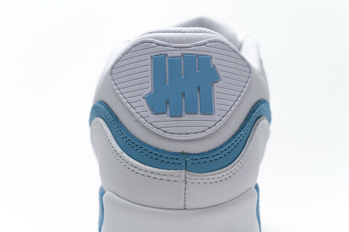 Coco Shoes Nike Air Max 90 Undefeated White Blue Fury CJ7197-102 - Cocoshoesvip.net