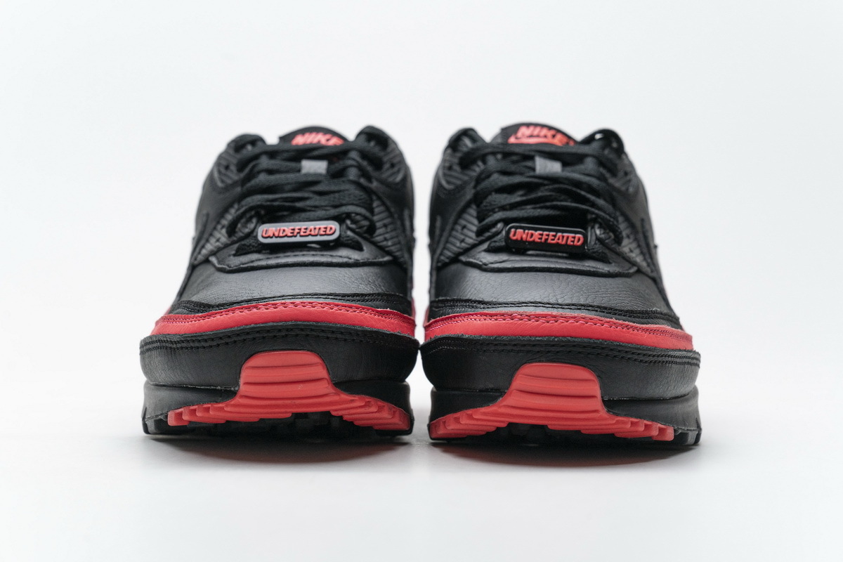 Coco Shoes Nike Air Max 90 Undefeated Black Solar Red CJ7197-003 - Cocoshoesvip.net
