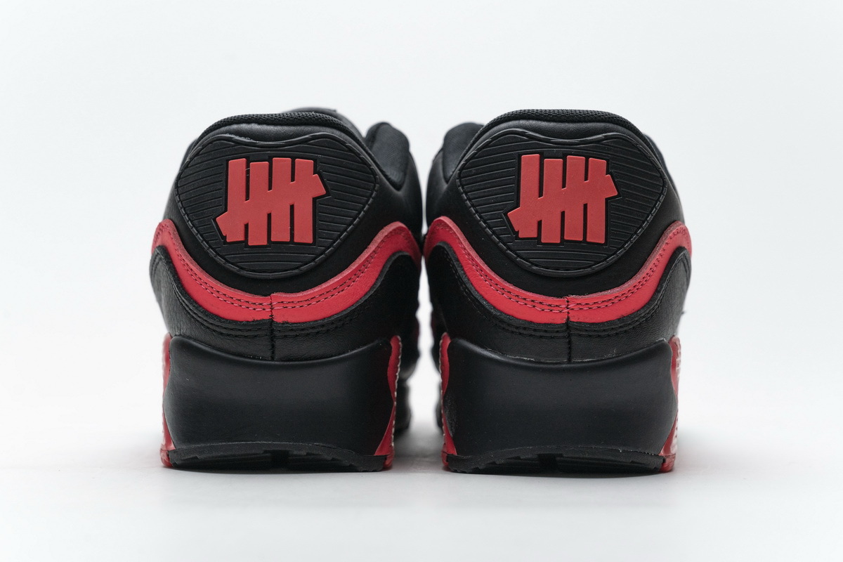 Coco Shoes Nike Air Max 90 Undefeated Black Solar Red CJ7197-003 - Cocoshoesvip.net