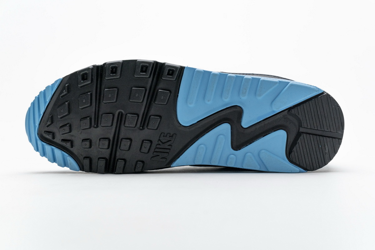 Coco Shoes Nike Air Max 90 Undefeated Black Blue Fury CJ7197-002 - Cocoshoesvip.net