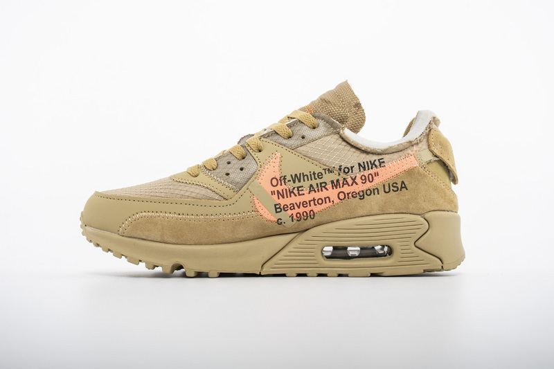 Coco Shoes Nike Air Max 90 OFF-WHITE Desert Ore AA7293-200 - Cocoshoesvip.net