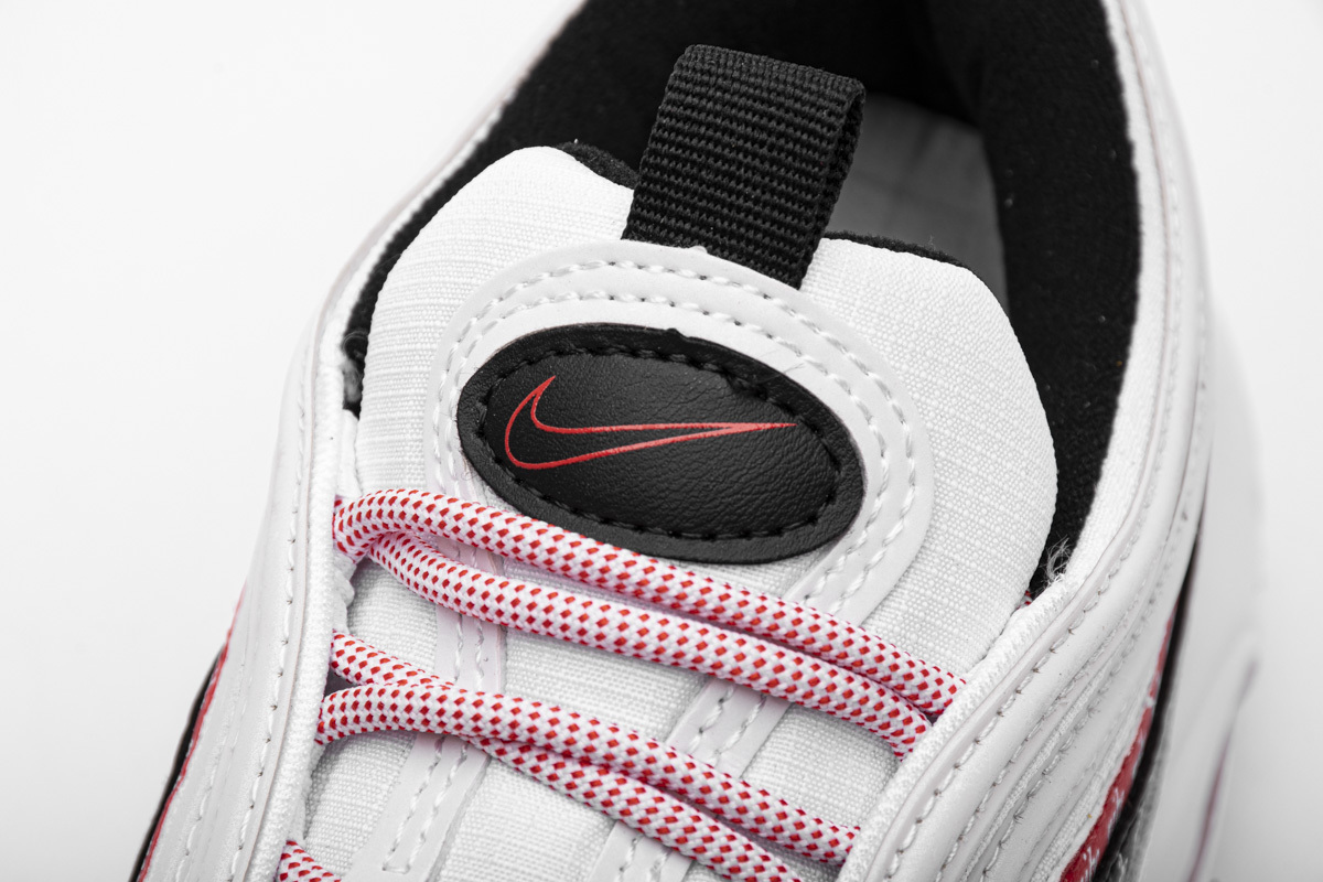 Coco Shoes Nike Air Max 97 Sketch Logo White Black Red CK9397-100 - Cocoshoesvip.net