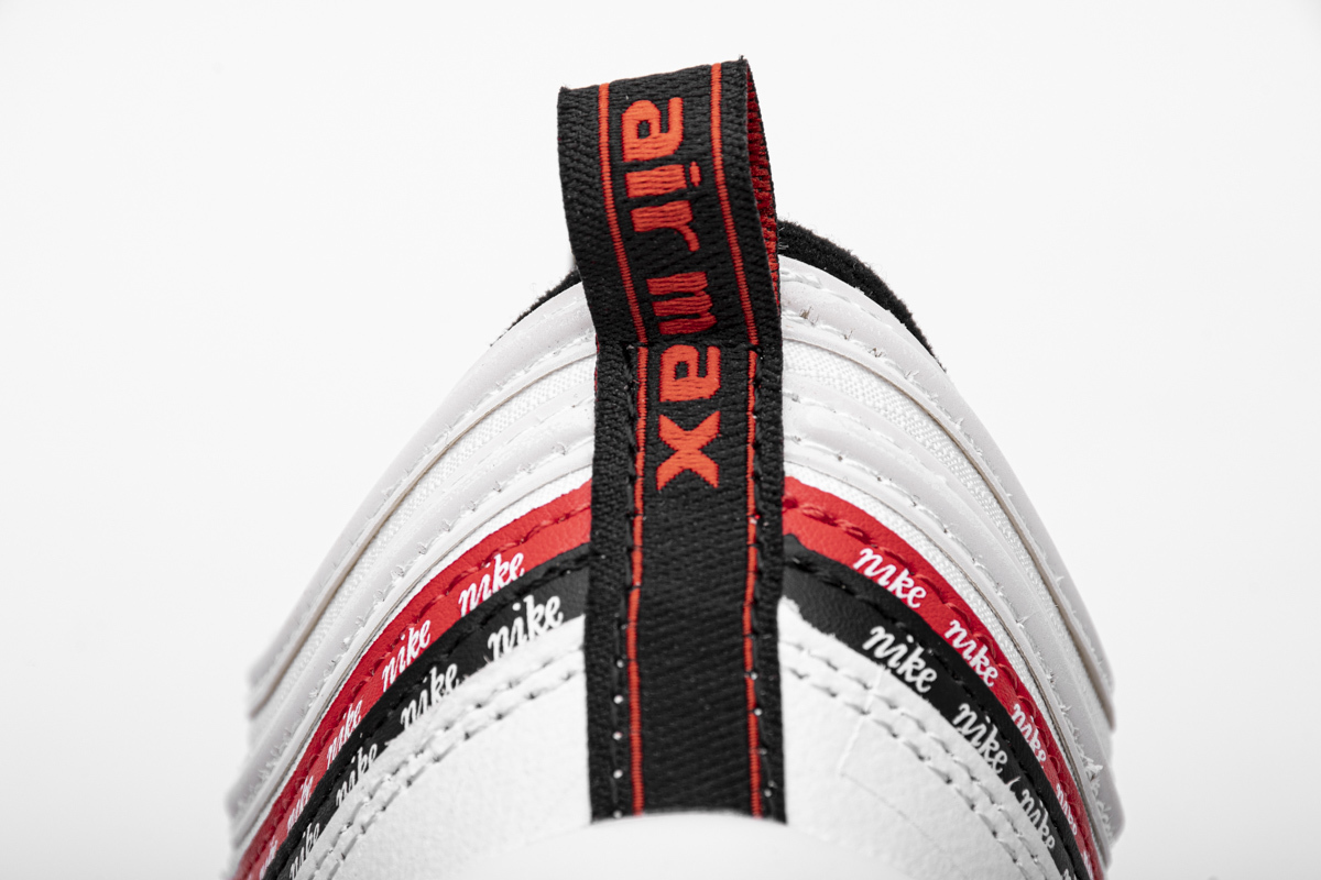 Coco Shoes Nike Air Max 97 Sketch Logo White Black Red CK9397-100 - Cocoshoesvip.net