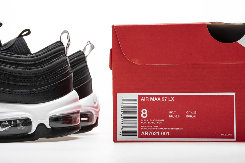 Coco Shoes Nike Air Max 97 Swoosh Air Logos Black White AR7621-001 - Cocoshoesvip.net
