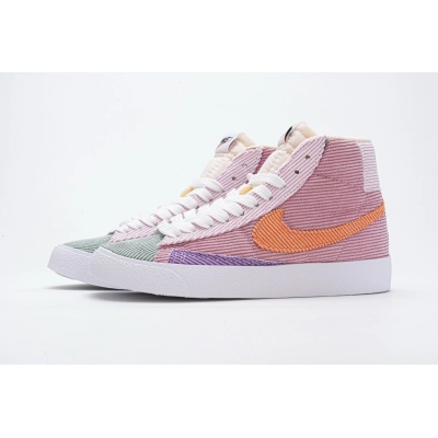Nike Blazer Mid 77 VNTG Green Burgundy Orange CT0715-683 01