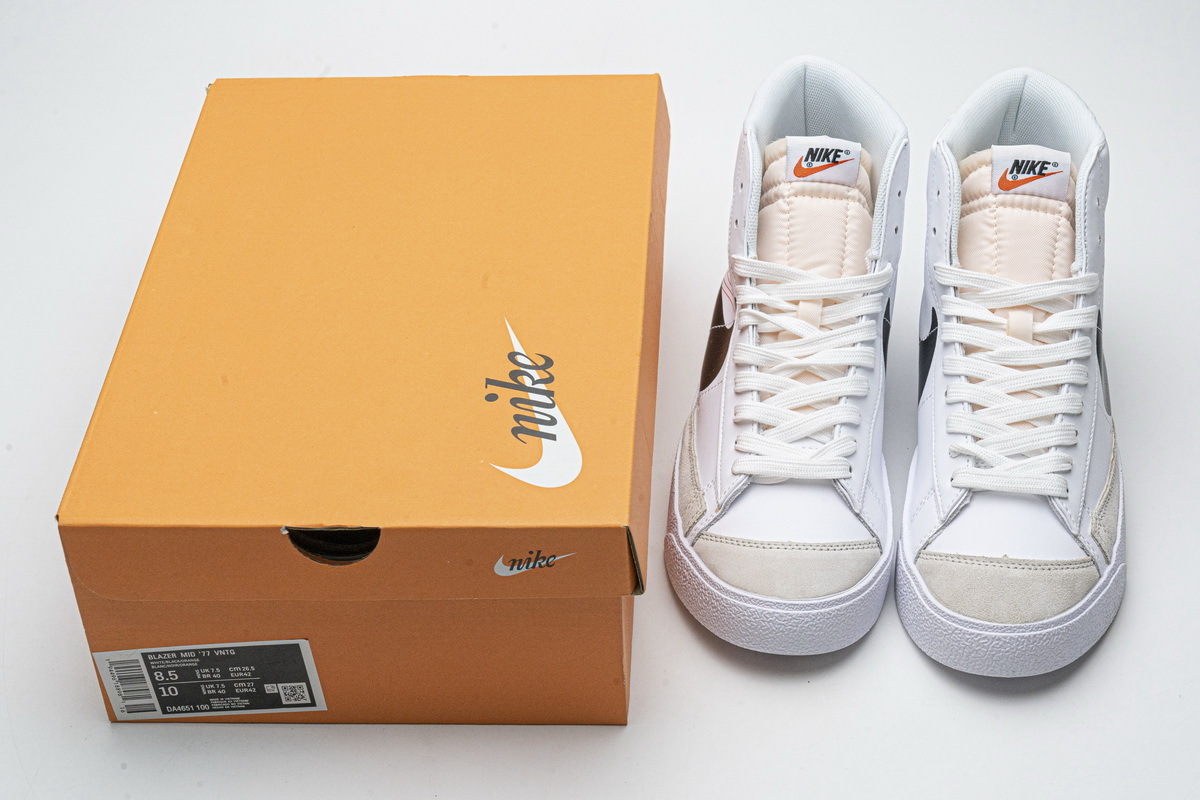 Coco Shoes Nike Blazer Mid 77 Vintage Reverse Logo DA4651-100 - Cocoshoesvip.net