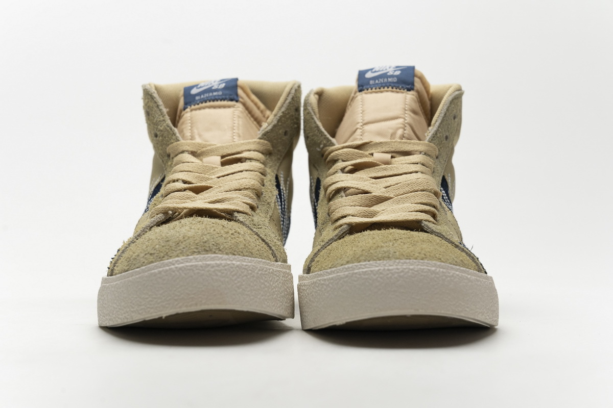 Coco Shoes Nike SB Zoom Blazer Mid Sashiko Sesame CT0715-200 - Cocoshoesvip.net