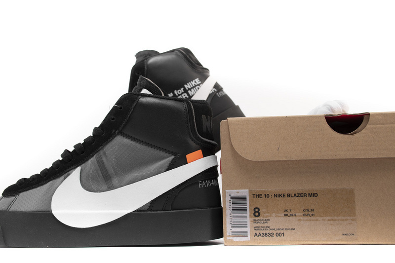 Coco Shoes Nike Blazer Mid Off-White Grim Reaper AA3832-001 - Cocoshoesvip.net