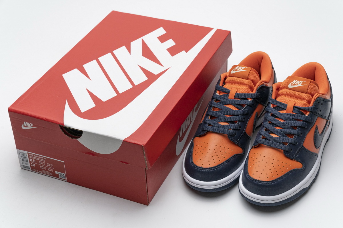 Coco Shoes Nike Dunk SB Low SP Champ Colors University Orange Marine (2020) CU1727-800 - Cocoshoesvip.net