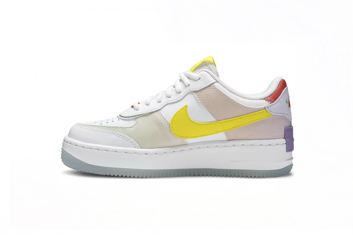 Coco Shoes Nike Air Force 1 Shadow White Hydrogen Blue Purple CW2630-141 - Cocoshoesvip.net
