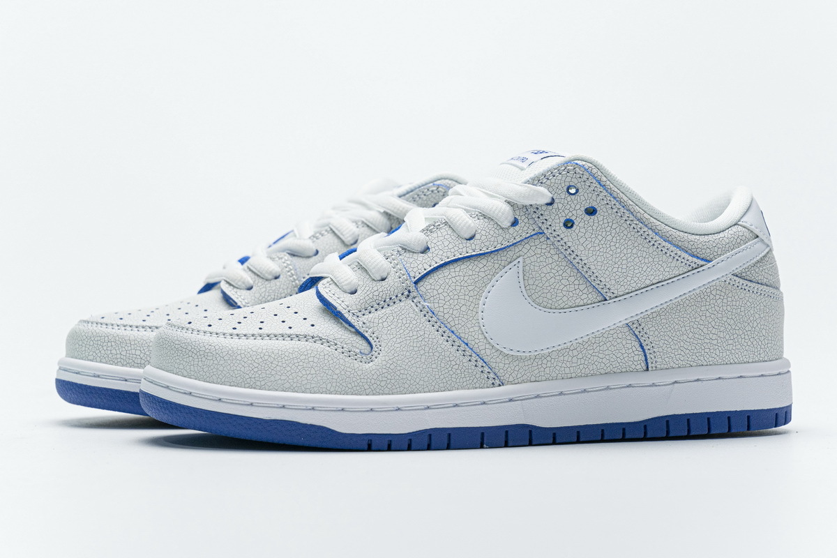 Coco Shoes Nike Dunk SB Low Premium White Game Royal CJ6884-100 - Cocoshoesvip.net