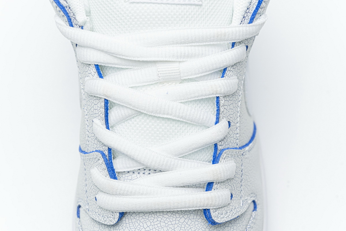 Coco Shoes Nike Dunk SB Low Premium White Game Royal CJ6884-100 - Cocoshoesvip.net