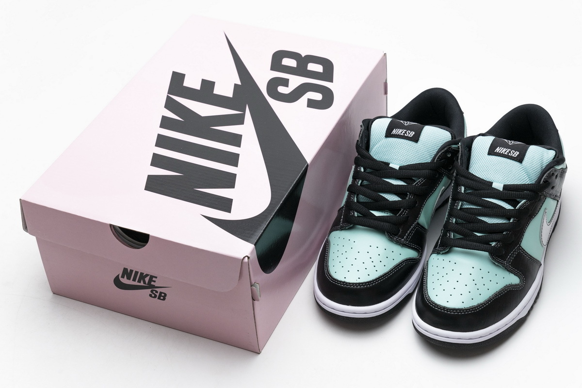 Coco Shoes Nike Dunk SB Low Diamond Supply Co. Aqua Blue 304292-402 - Cocoshoesvip.net