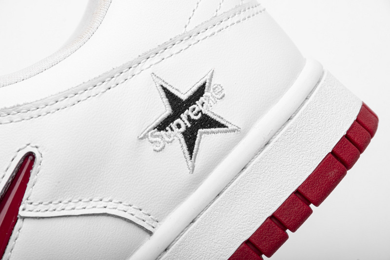 Coco Shoes Nike Dunk SB Low Supreme Jewel Swoosh Red CK3480-600 - Cocoshoesvip.net