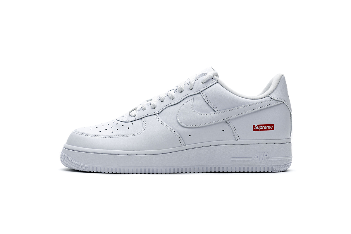 Coco Shoes Nike Air Force 1 Low Supreme White CU9225-100 - Cocoshoesvip.net