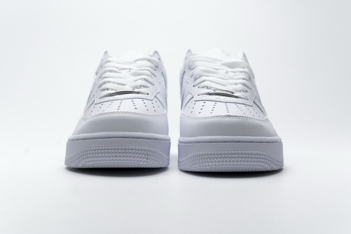 Coco Shoes Nike Air Force 1 Low Supreme White CU9225-100 - Cocoshoesvip.net