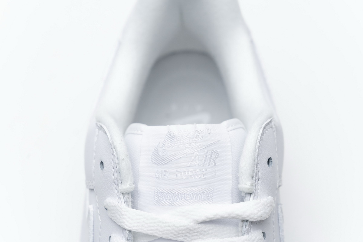 Coco Shoes Nike Air Force 1 Low Supreme White CU9225-100 - Cocoshoesvip.net