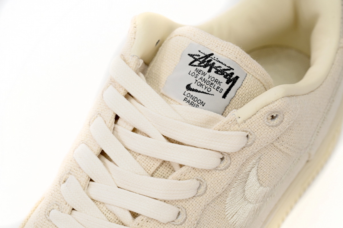 Coco Shoes Nike Air Force 1 Low Stussy Fossil CZ9084-200 - Cocoshoesvip.net