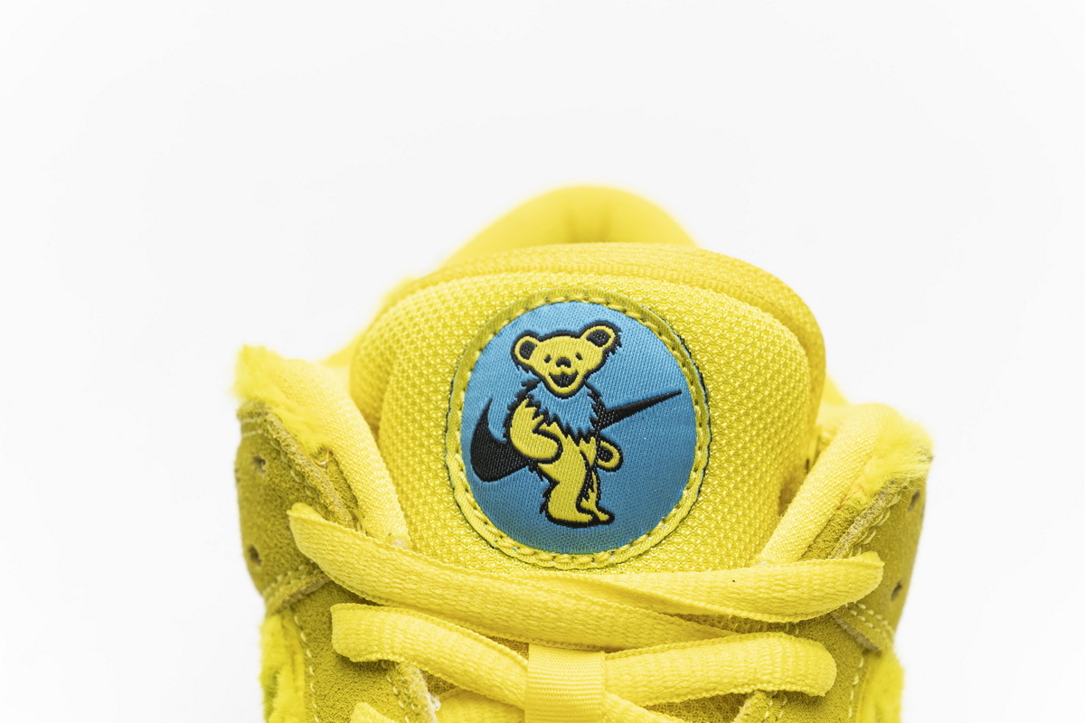 Coco Shoes Nike Dunk SB Low Grateful Dead Bears Opti Yellow CJ5378-700 - Cocoshoesvip.net