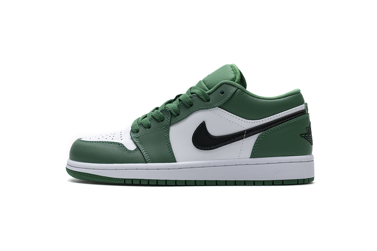 Coco Shoes Air Jordan 1 Low Pine Green 553558-301 - Cocoshoesvip.net