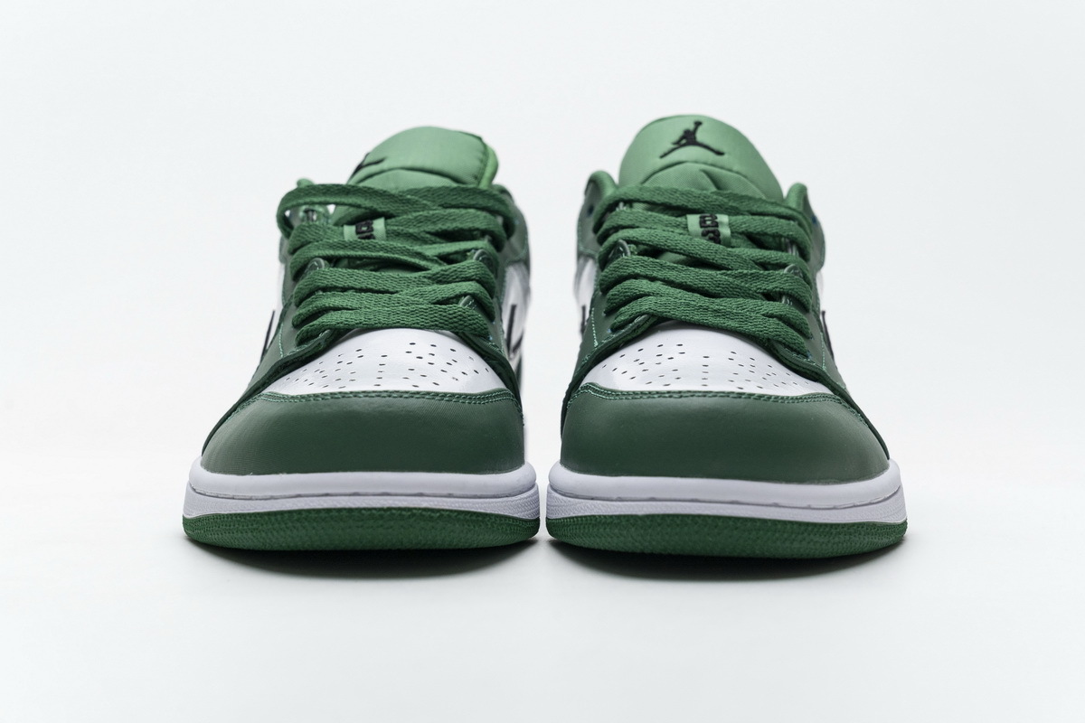 Coco Shoes Air Jordan 1 Low Pine Green 553558-301 - Cocoshoesvip.net