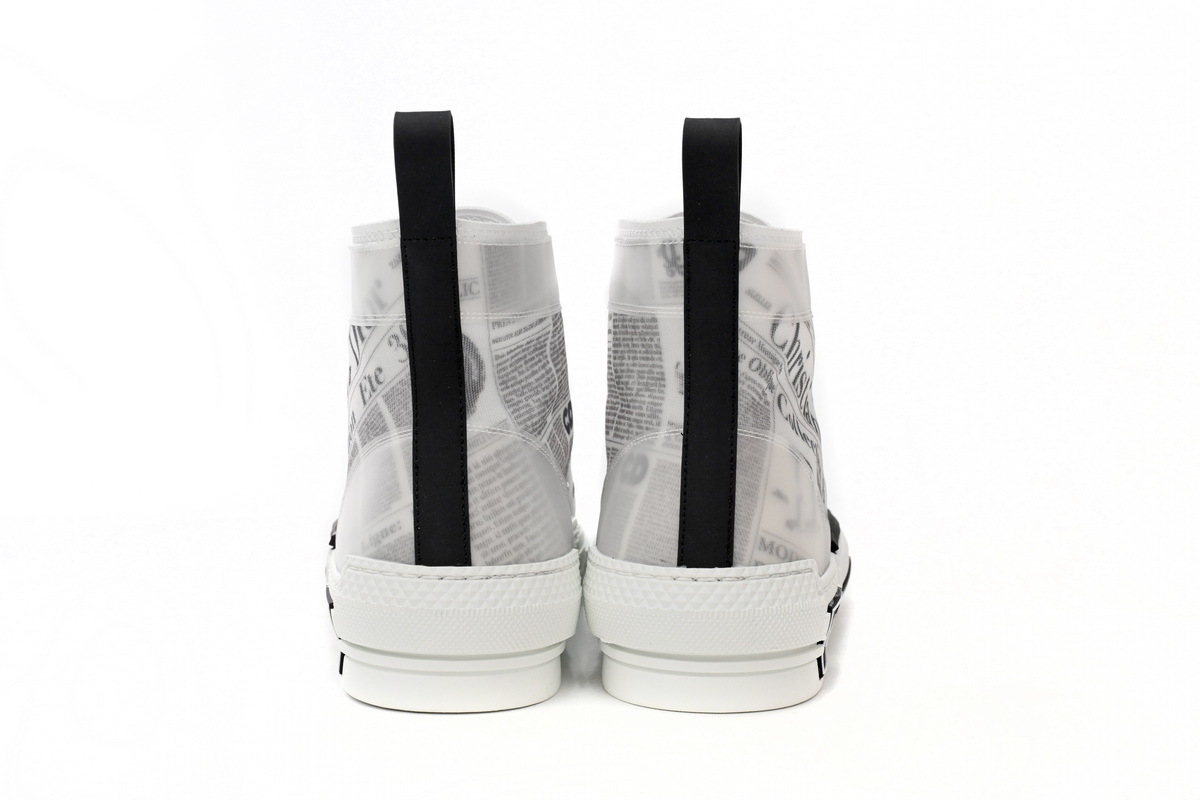 Coco Shoes Dior B23 High Top Daniel Arsham Newspaper 3SH118YUO_H069 - Cocoshoesvip.net