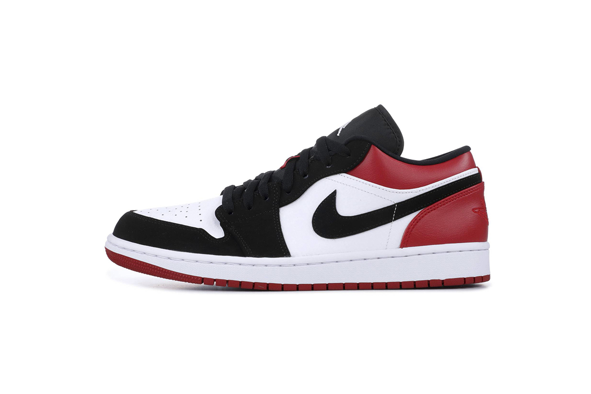 Coco Shoes Air Jordan 1 Low Black Toe 553558-116 - Cocoshoesvip.net