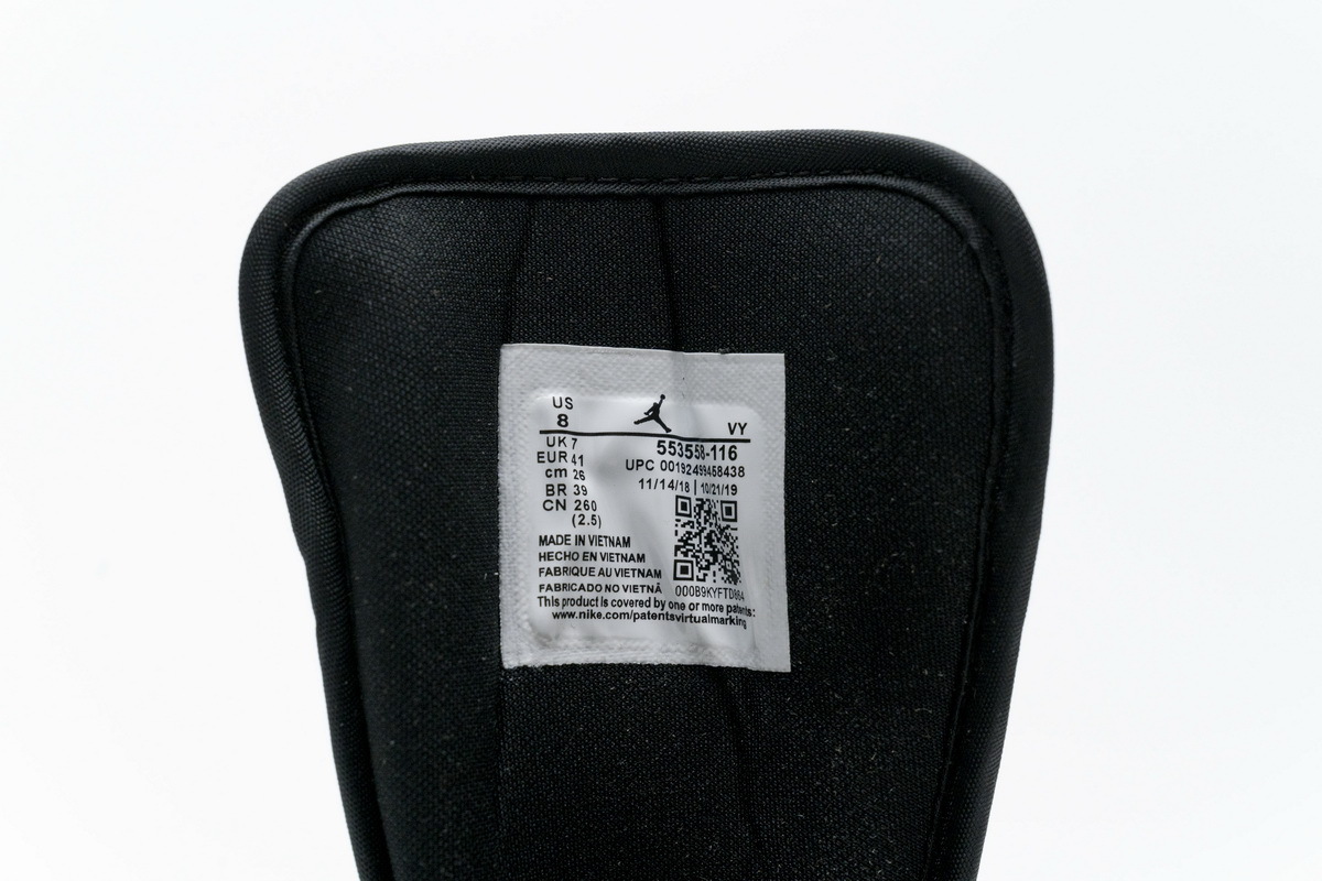 Coco Shoes Air Jordan 1 Low Black Toe 553558-116 - Cocoshoesvip.net