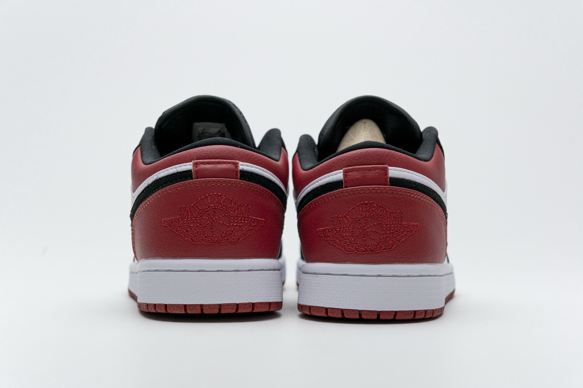 Coco Shoes Air Jordan 1 Low Black Toe 553558-116 - Cocoshoesvip.net