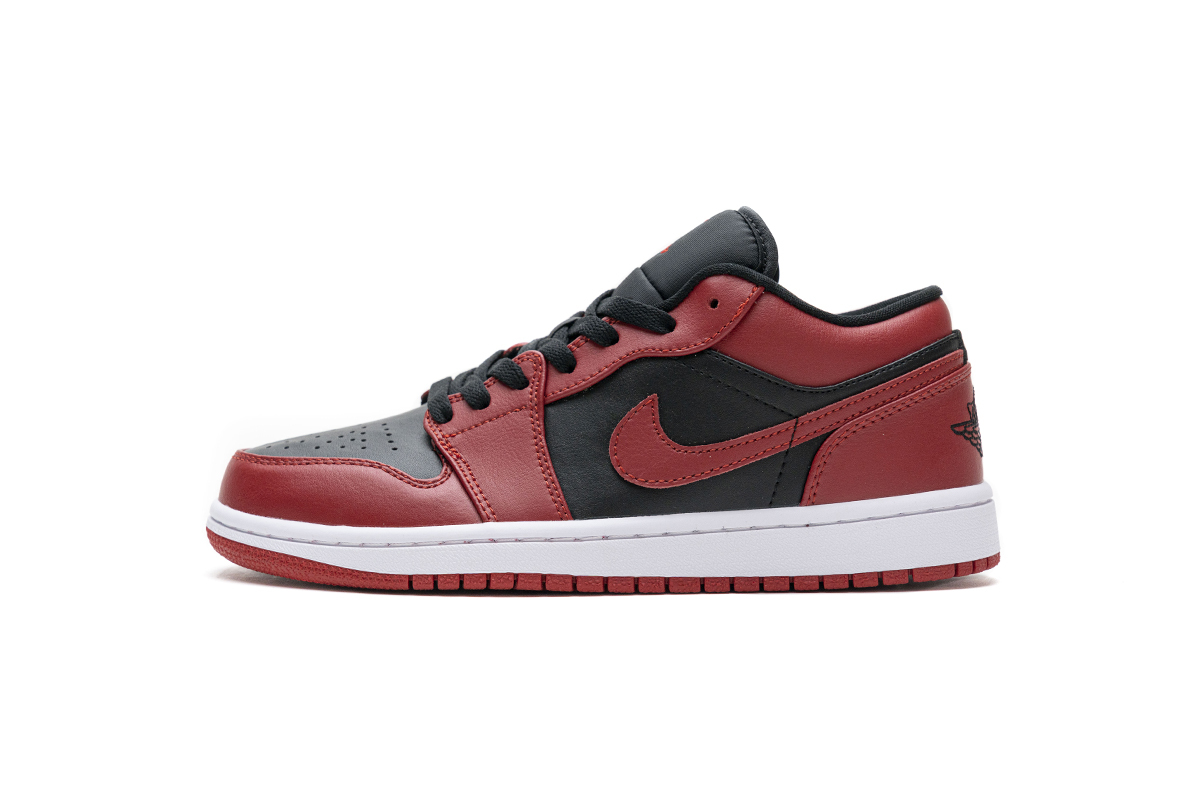 Coco Shoes Air Jordan 1 Low Reverse Bred 553558-606 - Cocoshoesvip.net