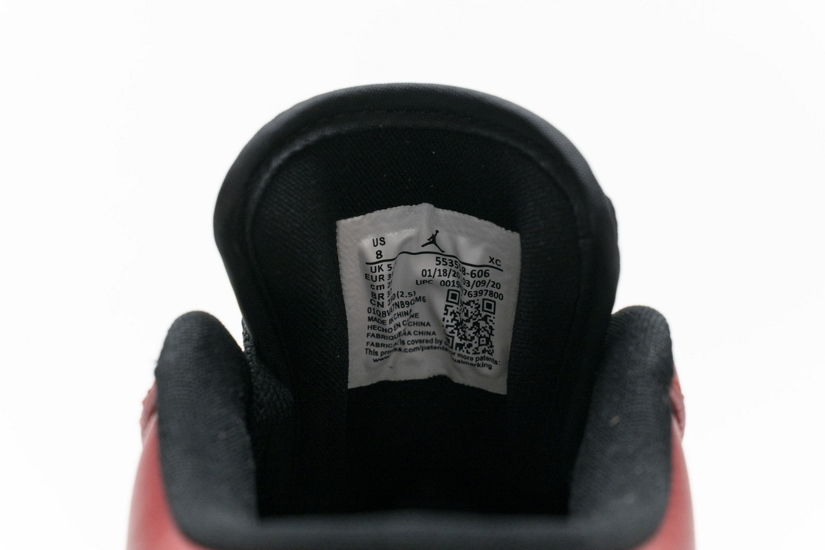 Coco Shoes Air Jordan 1 Low Reverse Bred 553558-606 - Cocoshoesvip.net