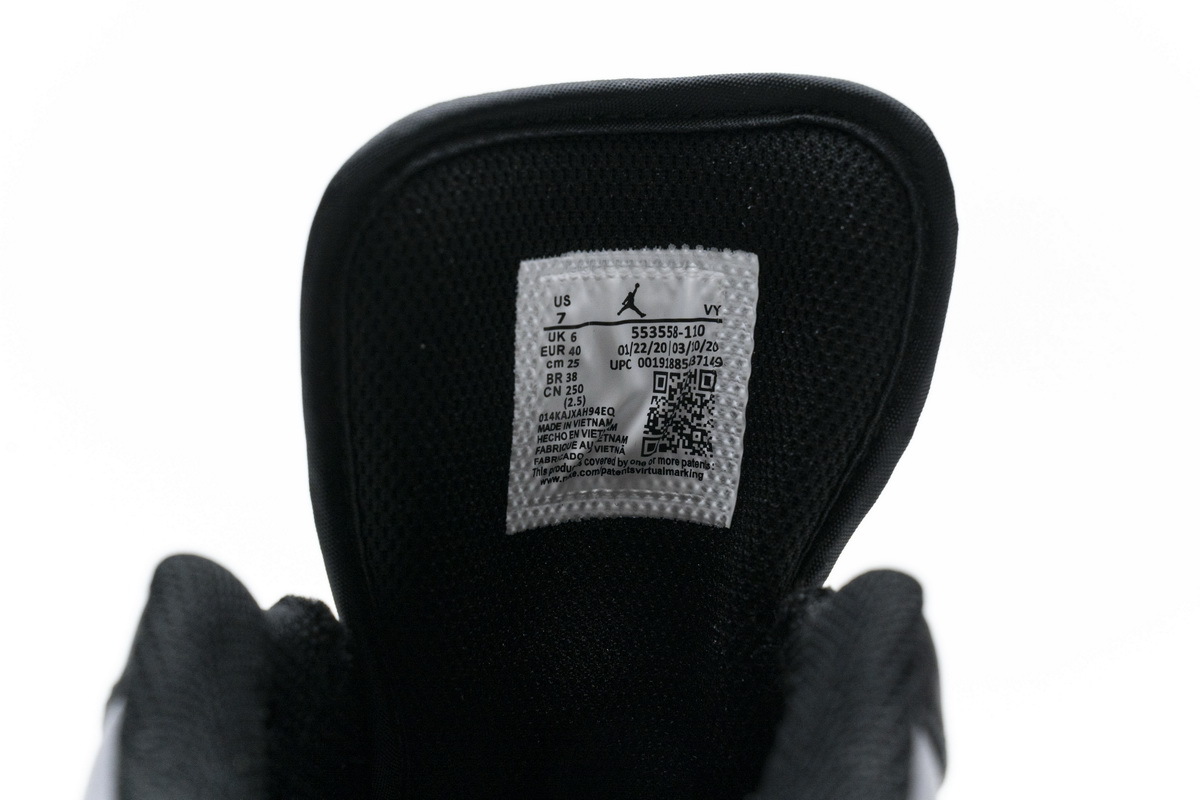 Coco Shoes Jordan 1 Low Grey Toe 553558-110 - Cocoshoesvip.net