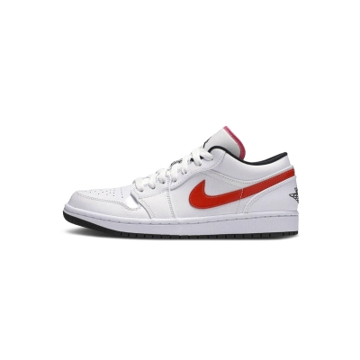 Air Jordan 1 Low White Multi-Color CW7009-100 01