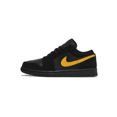 Air Jordan 1 Low Black Gold 553558-071 01