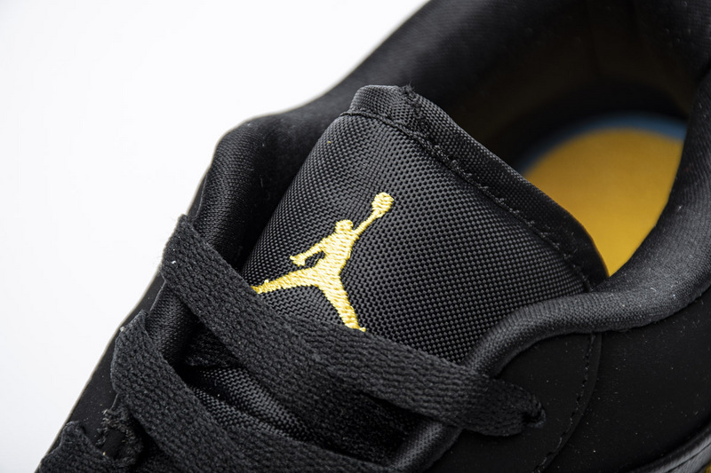 Coco Shoes Air Jordan 1 Low Black Gold 553558-071 - Cocoshoesvip.net