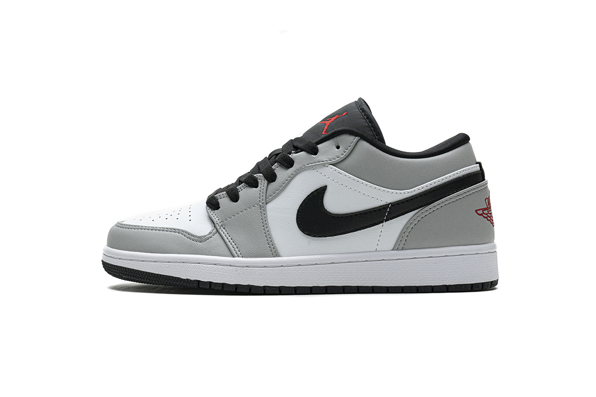Coco Shoes Air Jordan 1 Low Light Smoke Grey 553558-030 - Cocoshoesvip.net
