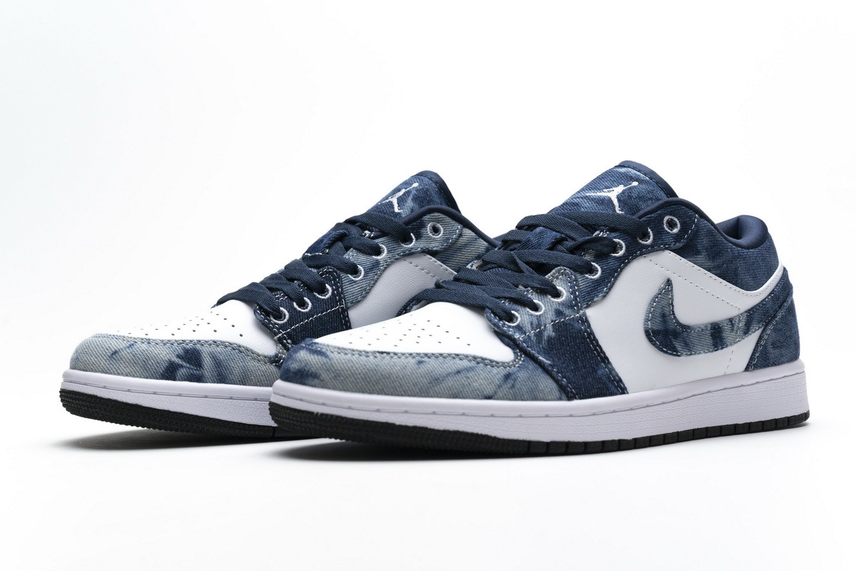 Coco Shoes Air Jordan 1 Low Washed Denim CZ8455-100 - Cocoshoesvip.net