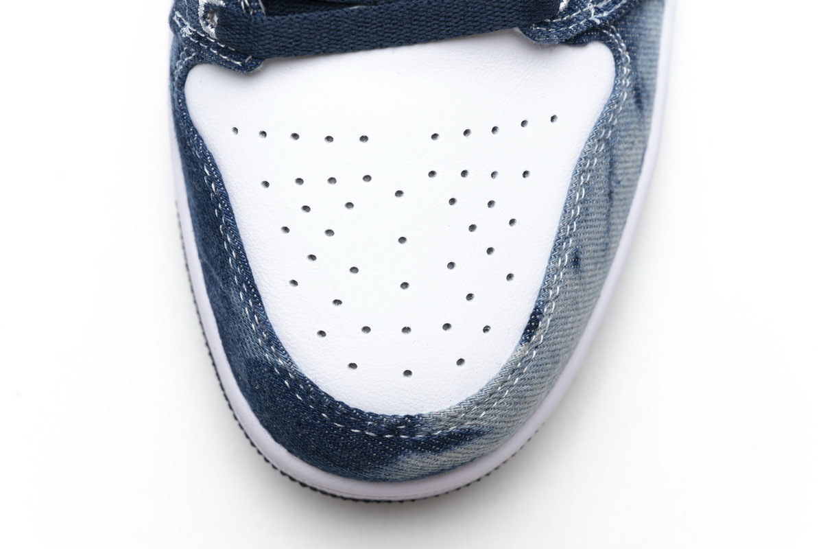 Coco Shoes Air Jordan 1 Low Washed Denim CZ8455-100 - Cocoshoesvip.net