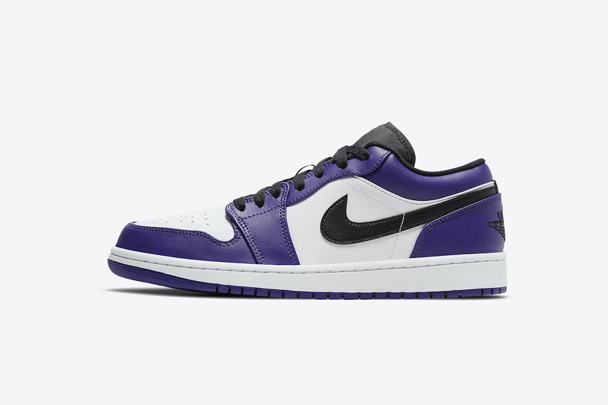 Coco Shoes Air Jordan 1 Low Court Purple 553558-500 - Cocoshoesvip.net