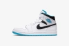 Air Jordan 1 Mid Laser Blue 554724-141
