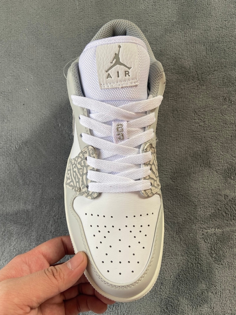 Coco Shoes Jordan 1 Low PRM Smoke Grey Elephant DH4269-100 - Cocoshoesvip.net