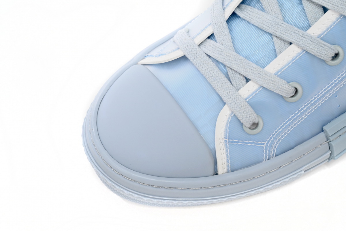 Coco Shoes Dior B23 High Top Daniel Arsham Light Blue 3SH118YUP_H561 - Cocoshoesvip.net