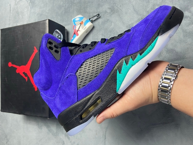 Coco Shoes Air Jordan 5 Alternate Grape 136027-500 - Cocoshoesvip.net