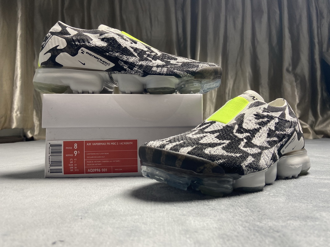 Coco Shoes Nike Air VaporMax Moc 2 Acronym Light Bone AQ0996-001 - Cocoshoesvip.net