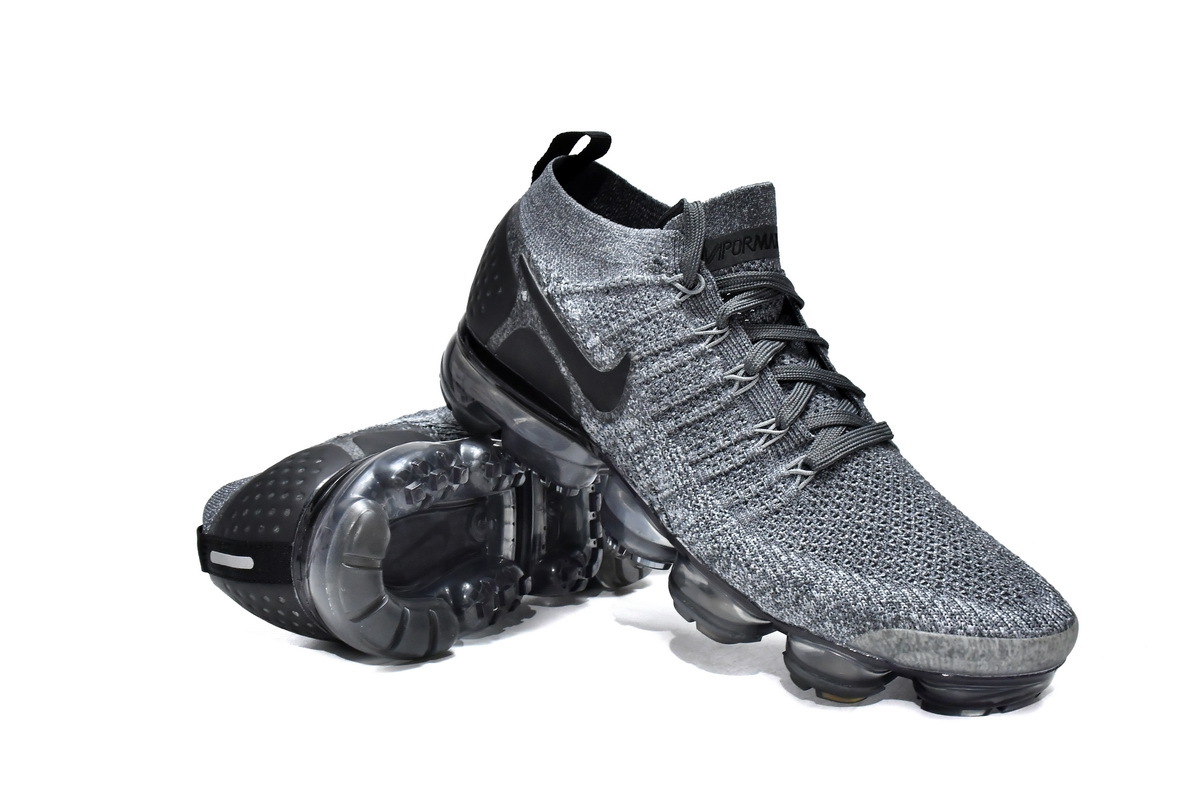Coco Shoes Nike Air VaporMax Flyknit Black Grey 942842-002 - Cocoshoesvip.net