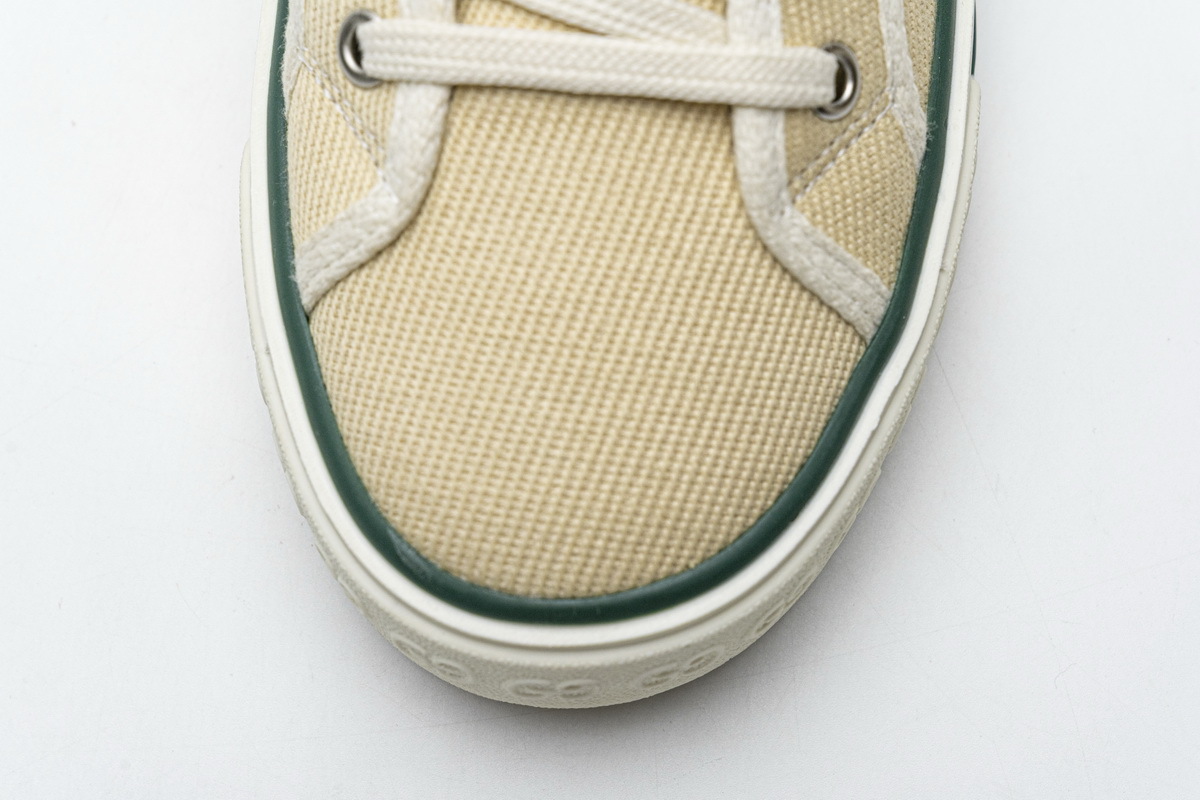 Coco Shoes Gucci Tennis 1977 Butter Cotton 606111 GZO30 9361 - Cocoshoesvip.net
