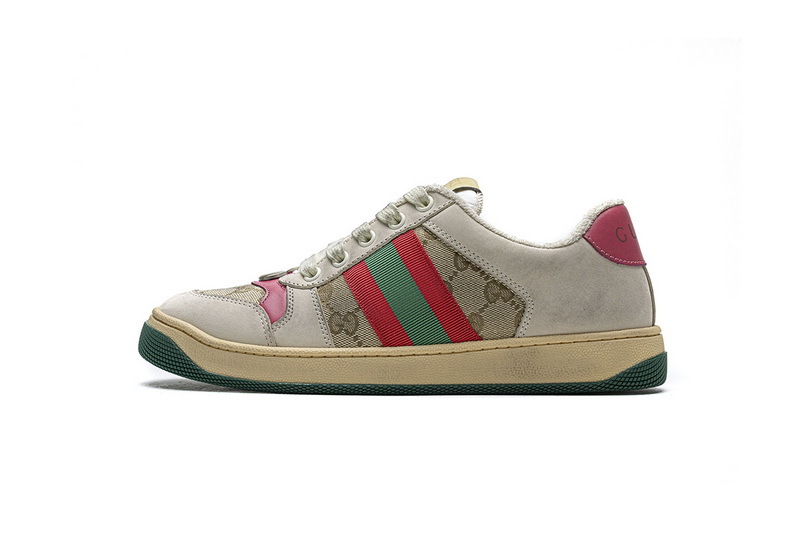 Coco Shoes Gucci Screener GG Peach Tail 546551 9Y920 9665 - Cocoshoesvip.net