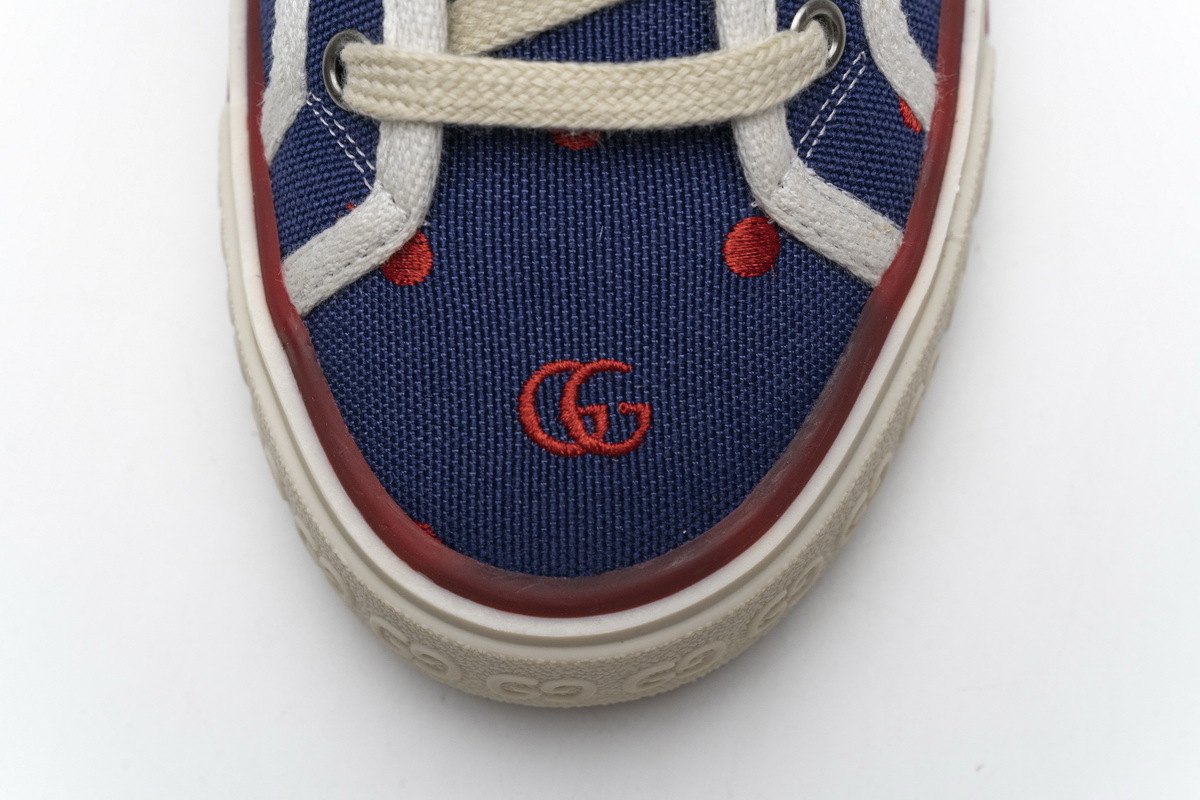 Coco Shoes Gucci Women Tennis Dots Sneaker G602129 AY070 9591 - Cocoshoesvip.net